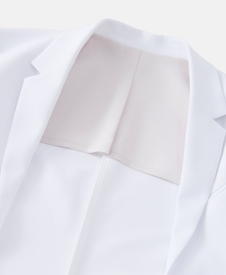 Womens Lab Coat:URBAN Streamlined Elegance Lab Coat (US/EU Size)