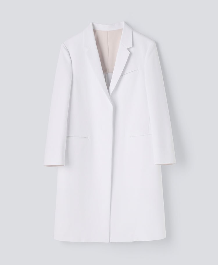 Womens Lab Coat:URBAN Streamlined Elegance Lab Coat (US/EU Size)