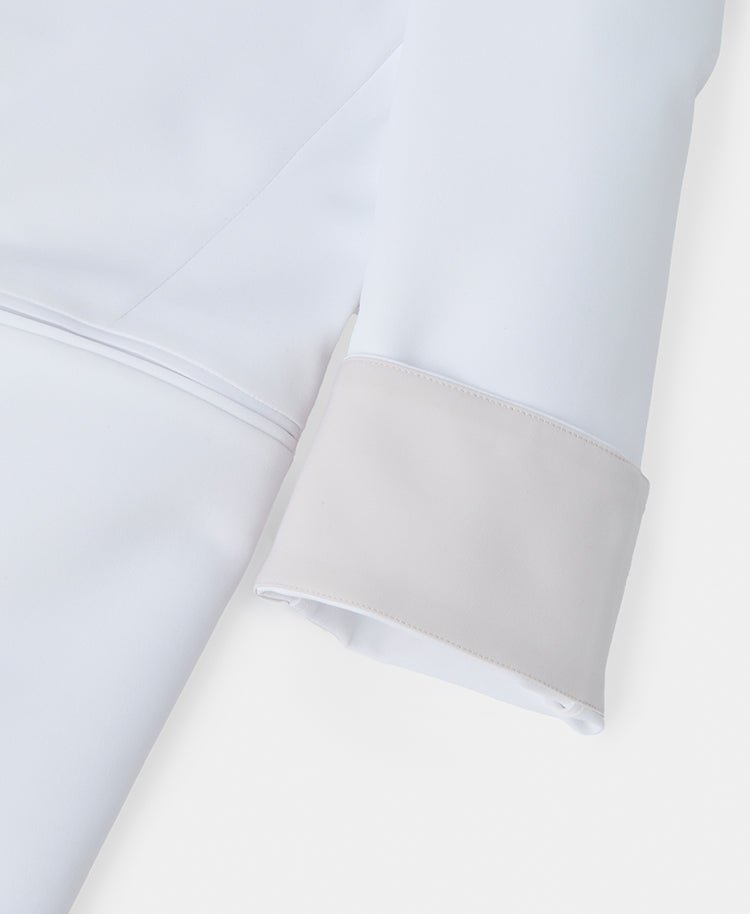 Womens Lab Coat:URBAN Streamlined Elegance Lab Coat (US/EU Size)