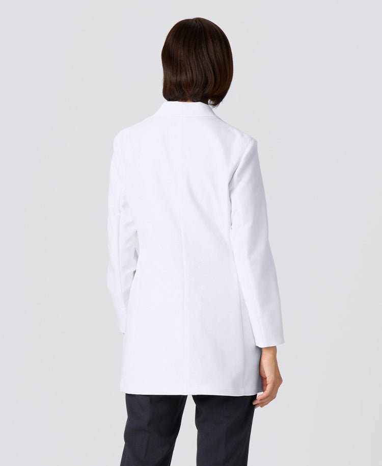Womens lab Coat:URBAN Streamlined Elegance Short Coat