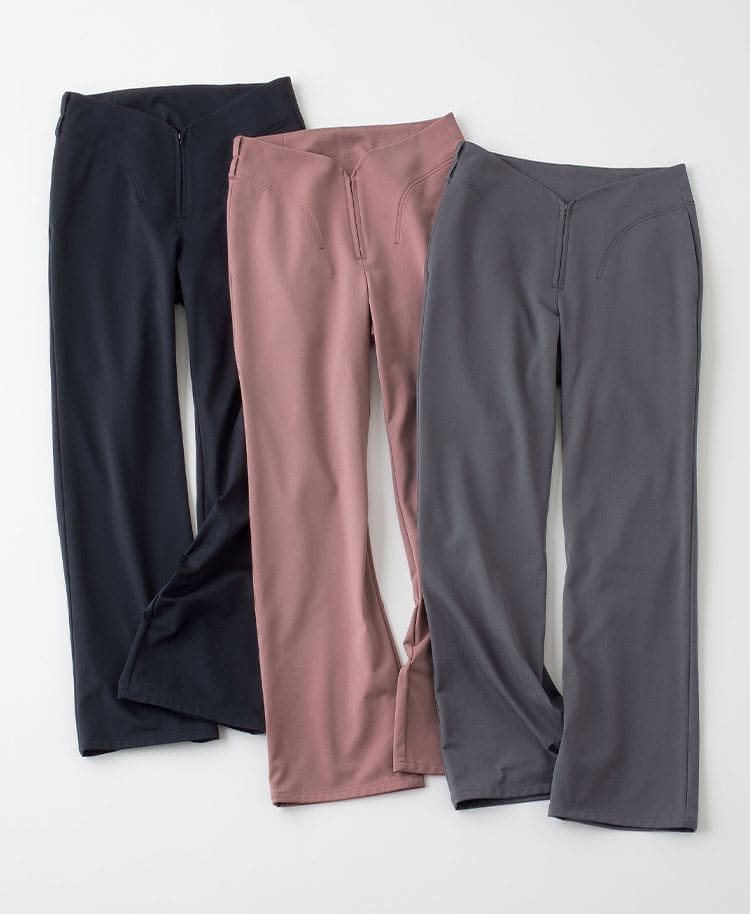 Womens:Curved scrub pants LUXE