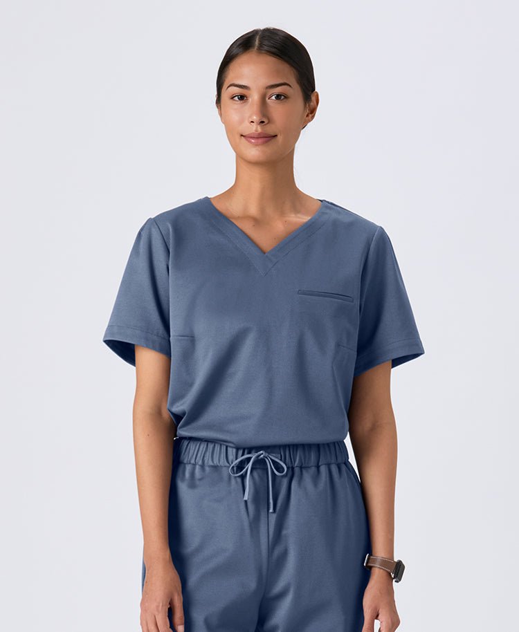 Womens:DECO Elegant Stretch Scrub Tops (US/EU Size)