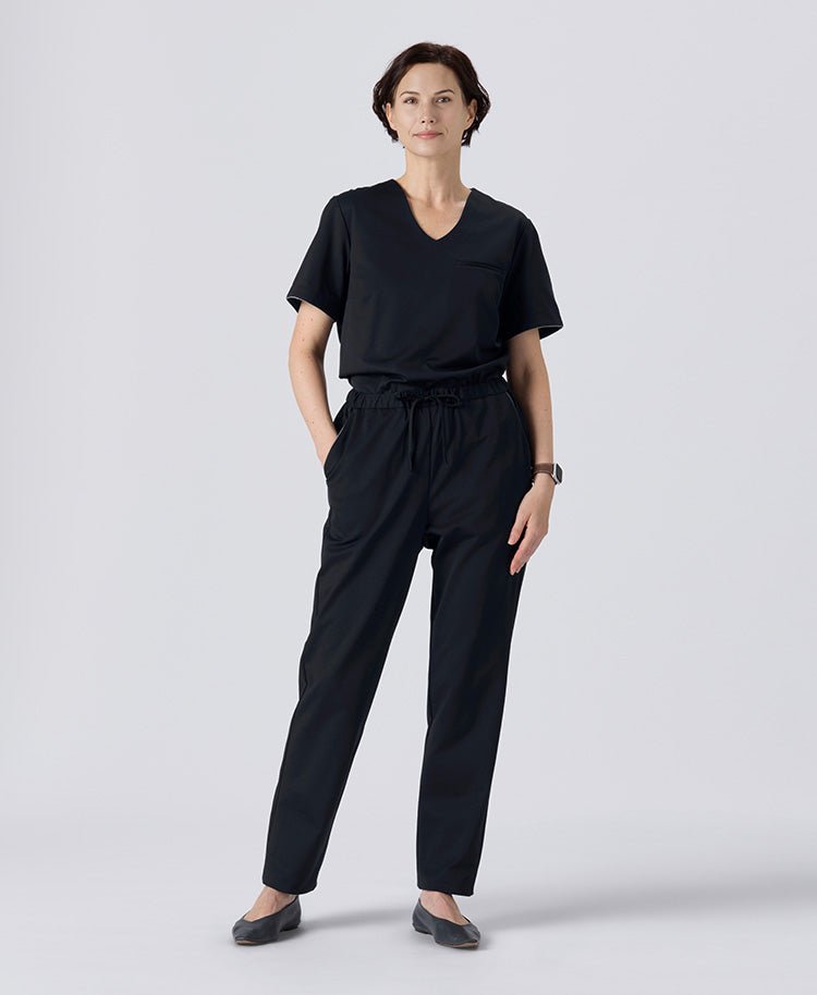 Womens:LUXE Silky Shine Scrub Tops (US/EU Size)