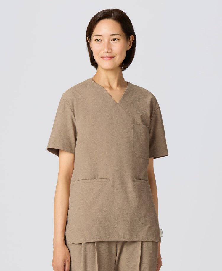 Womens:MOVE Premium Motion V neck Scrub Tops