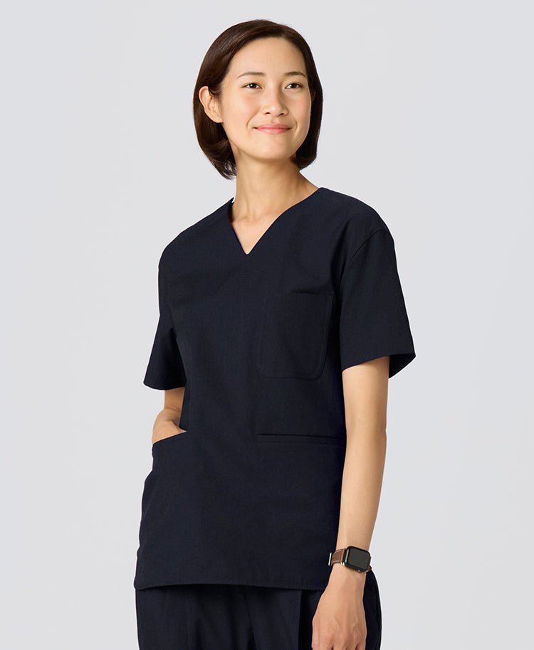 Womens:MOVE Premium Motion V neck Scrub Tops