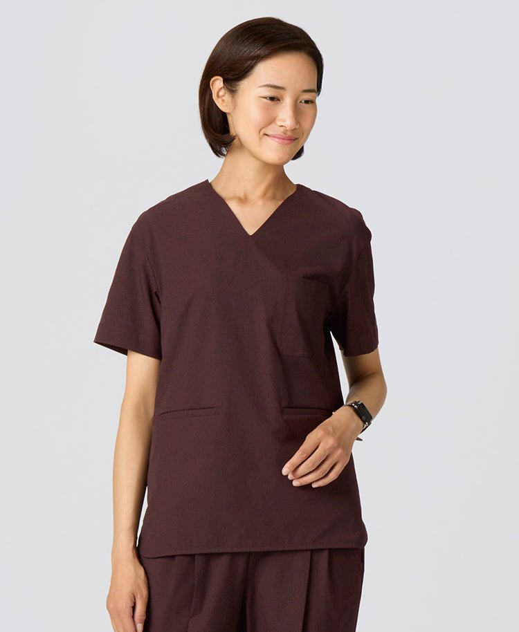Womens:MOVE Premium Motion V neck Scrub Tops