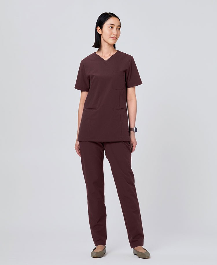Womens:Scrub tops Seersucker
