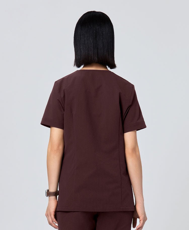 Womens:Scrub tops Seersucker