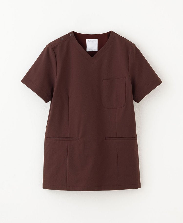 Womens:Scrub tops Seersucker