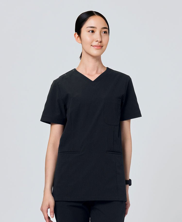 Womens:Scrub tops Seersucker