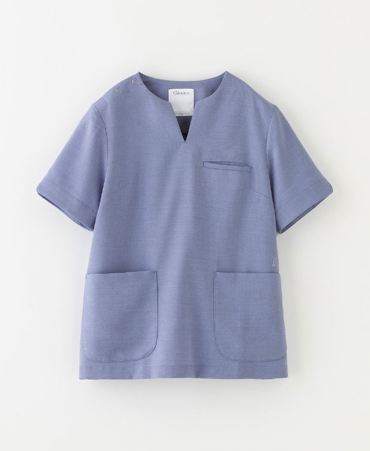 Womens:TRO Airy Dry Scrub Tops #color_Light blue_end