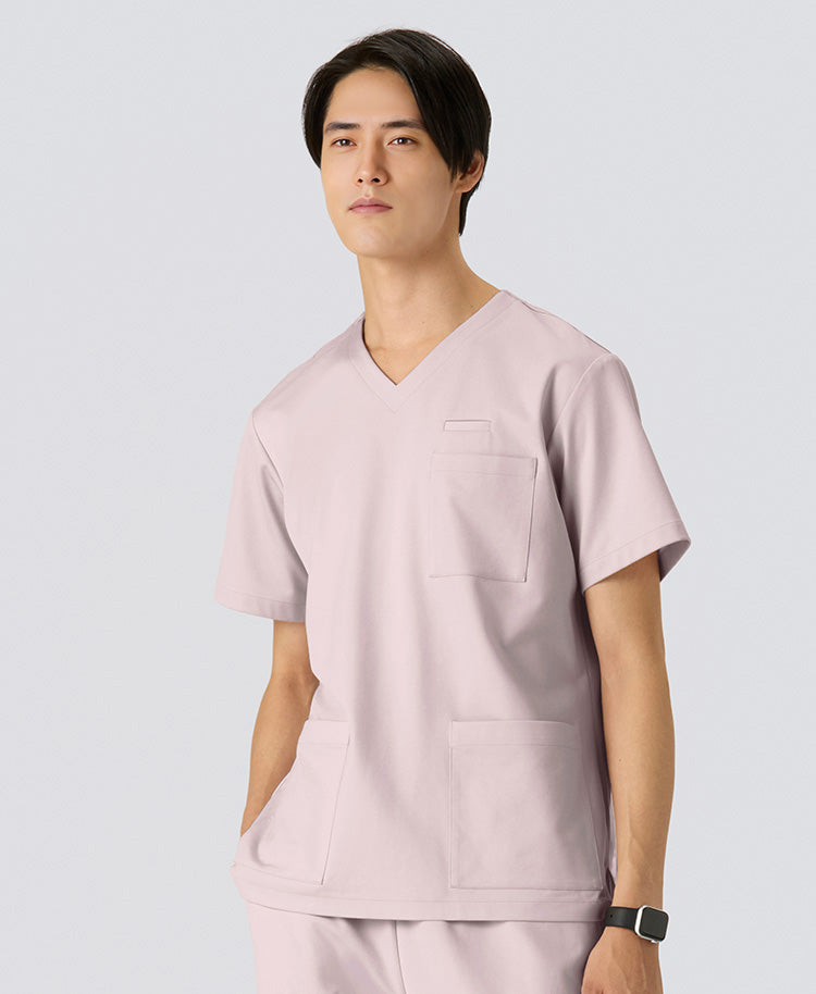 Mens:LUXE Silky Shine Scrub Tops