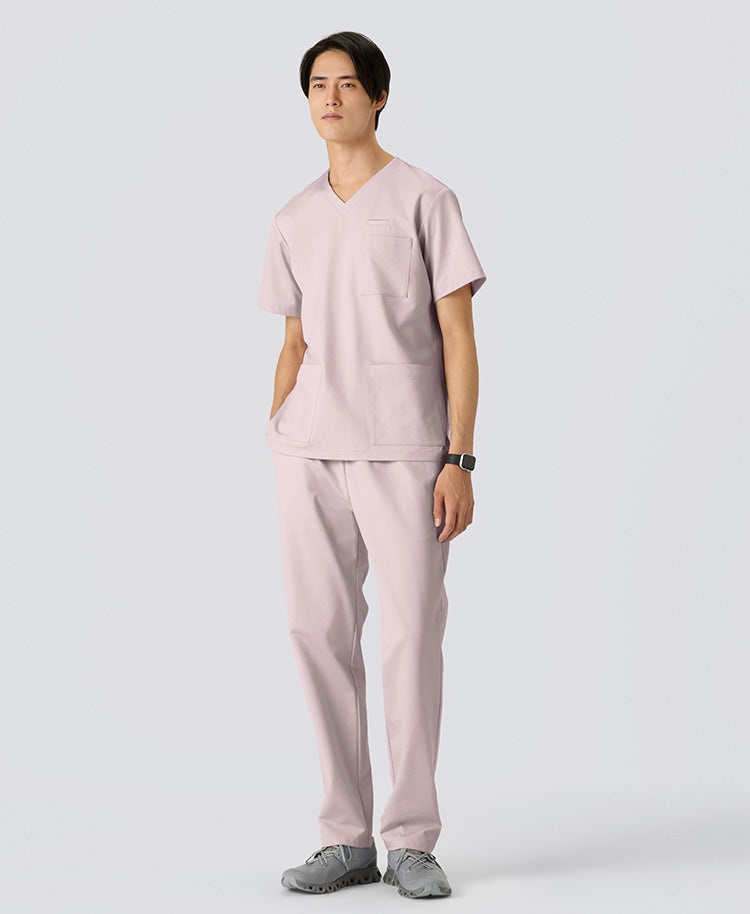 Mens:LUXE Silky Shine Scrub Pants