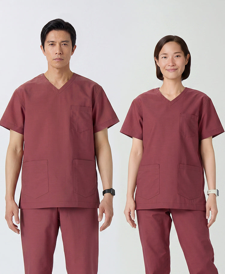 Unisex:Scrub tops AIR LINEN LIKE