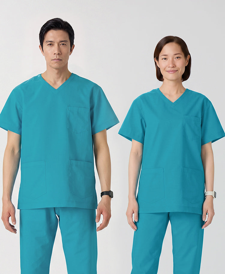 Unisex:Scrub tops AIR LINEN LIKE