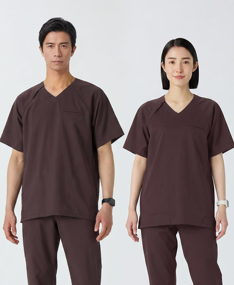Unisex:Scrub tops AIR MELANGE