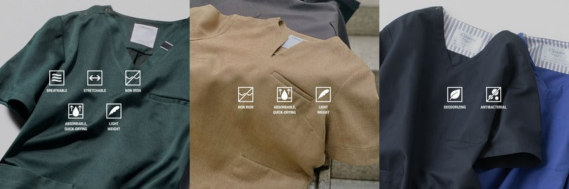 Close-up of advanced medical textile fabric