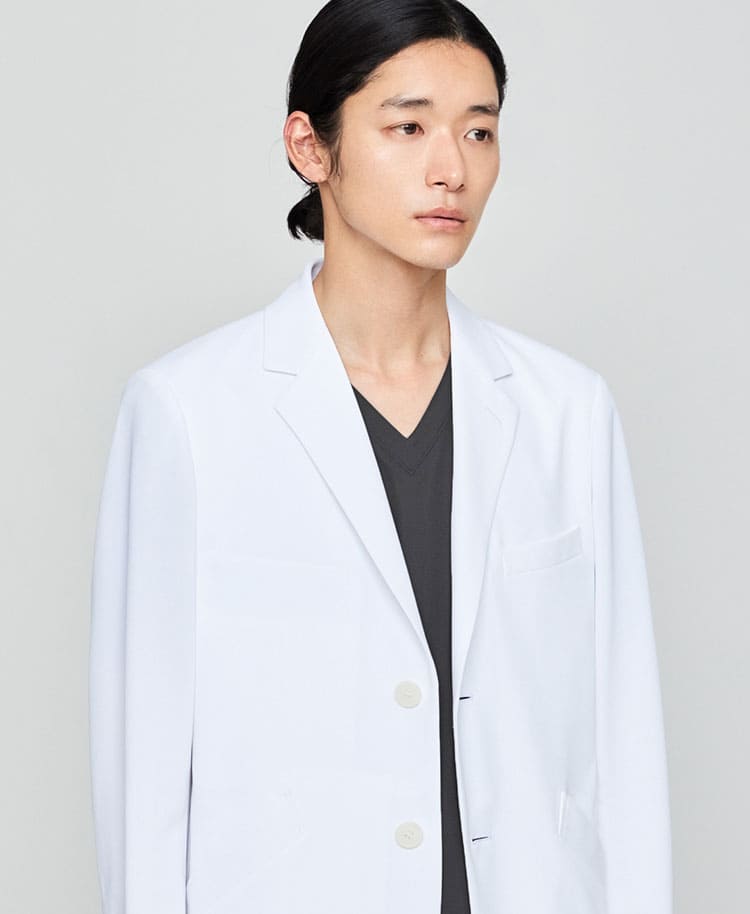 Mens Lab coat:Short coat Cool tech proof