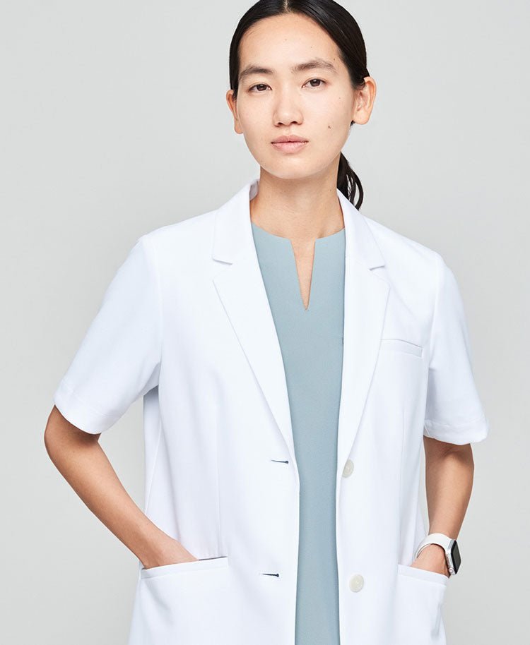 Womens lab coat:Half sleeve coat Cool tech proof - coat - Classico Global - Official Online Store