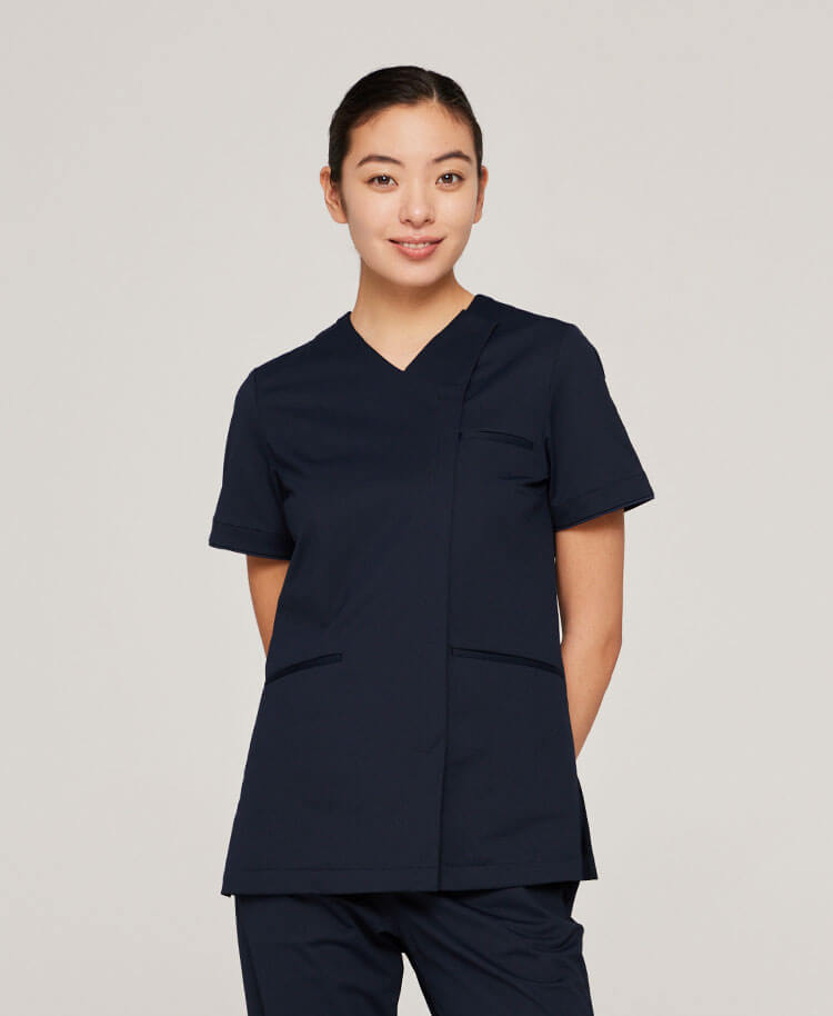 Womens:Front open scrub tops FREE - scrub tops - Classico Global - Official Online Store