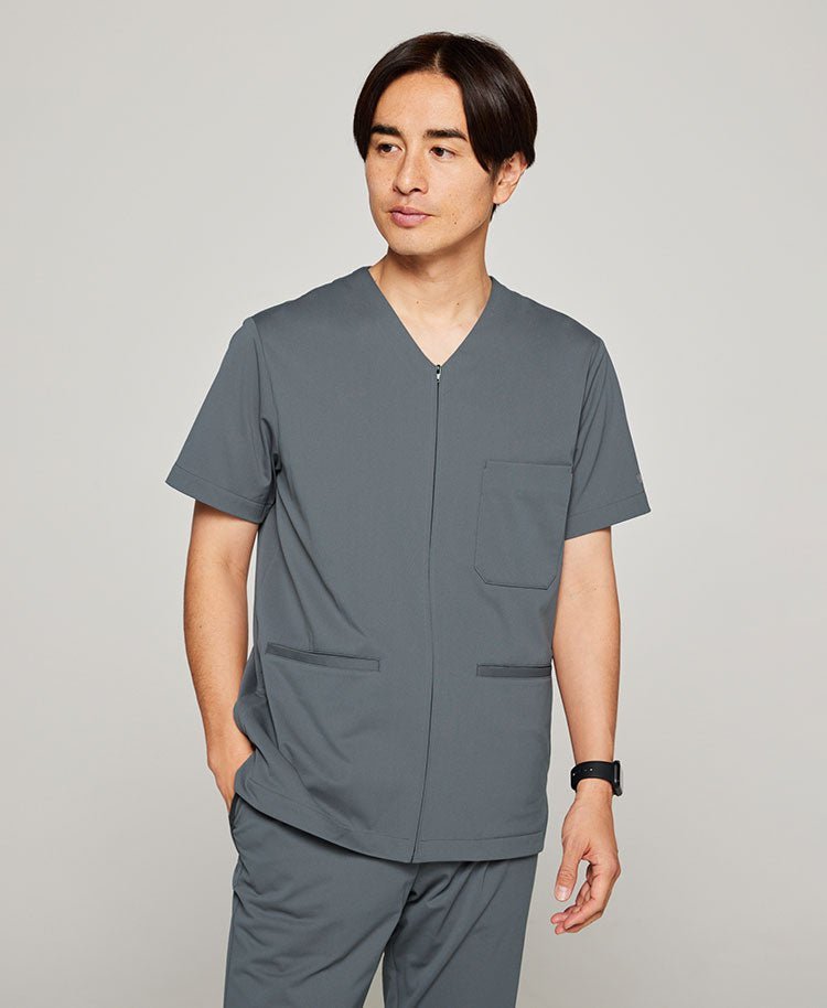 Mens:Front open scrub FREE - scrub tops - Classico Global - Official Online Store