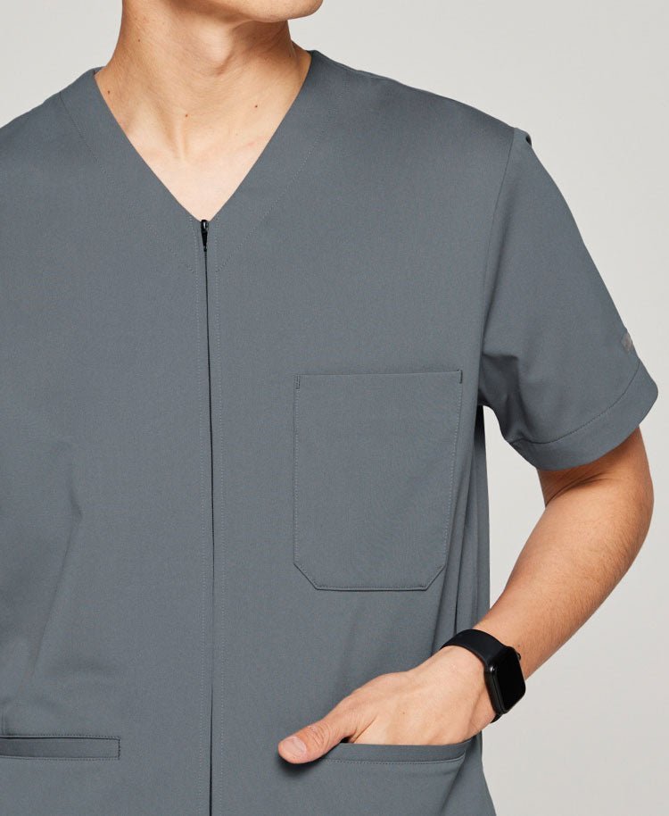 Mens:Front open scrub FREE - scrub tops - Classico Global - Official Online Store