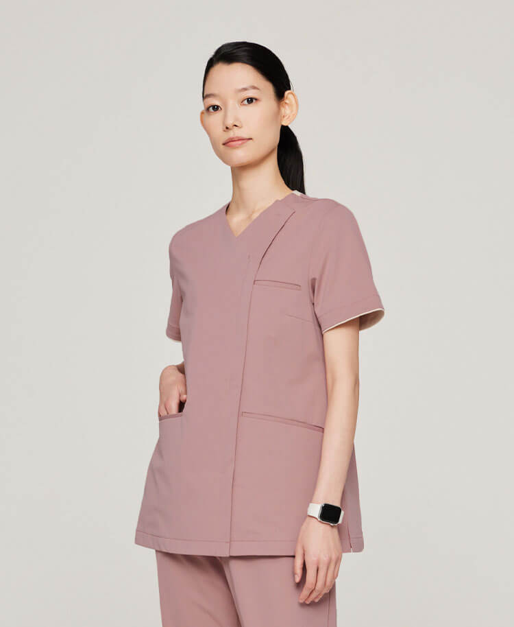 Womens:Front open scrub tops FREE - scrub tops - Classico Global - Official Online Store