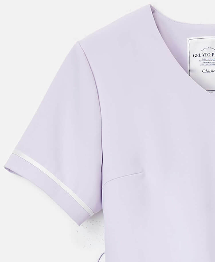 GELATO PIQUE&Classico:Pleated scrub tops - scrub tops- Classico Global - Official Online Store