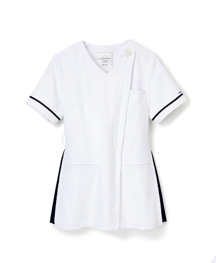 GELATO PIQUE&Classico:Pleated scrub tops - scrub tops- Classico Global - Official Online Store