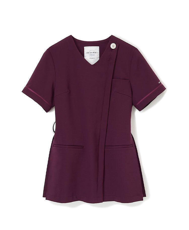 GELATO PIQUE&Classico:Pleated scrub tops - scrub tops- Classico Global - Official Online Store