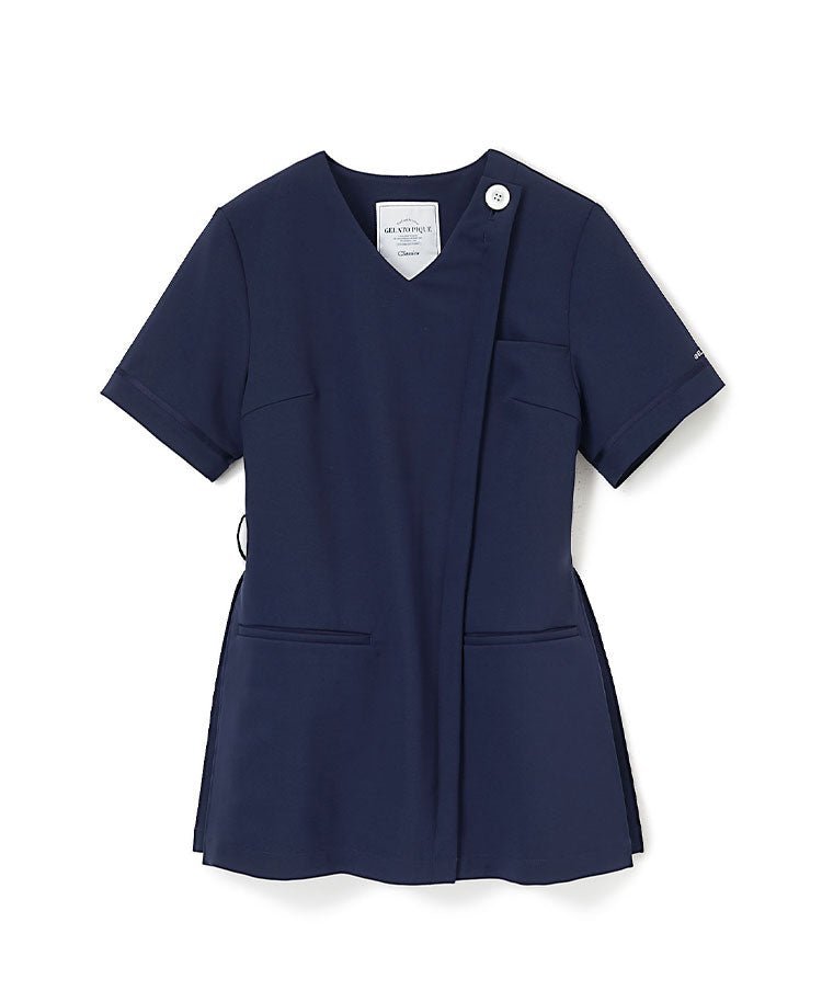 GELATO PIQUE&Classico:Pleated scrub tops - scrub tops- Classico Global - Official Online Store