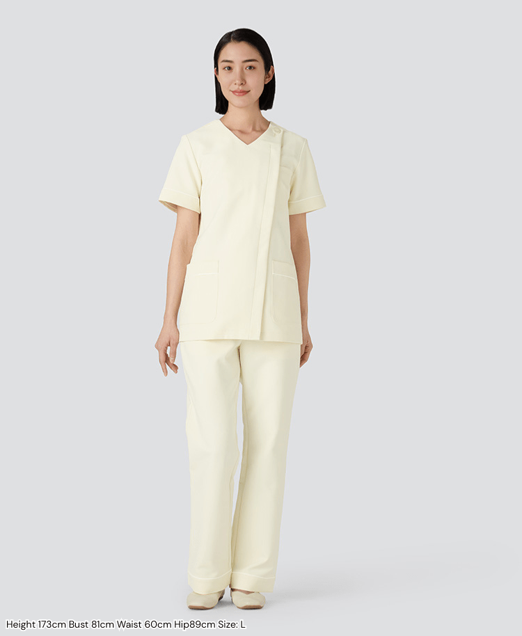 GELATO PIQUE&Classico:Piping scrub pants