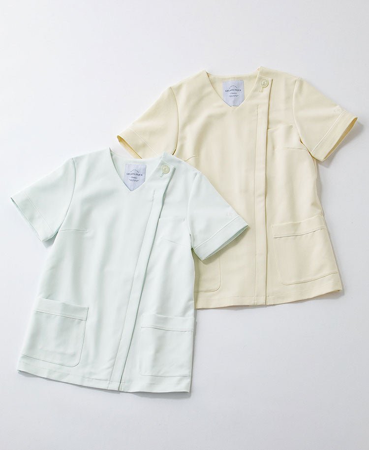GELATO PIQUE&Classico:Piping scrub tops