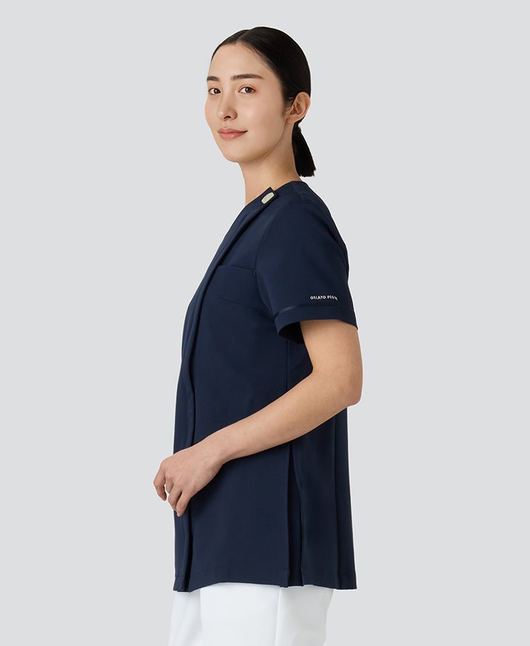 GELATO PIQUE&Classico:Pleated scrub tops