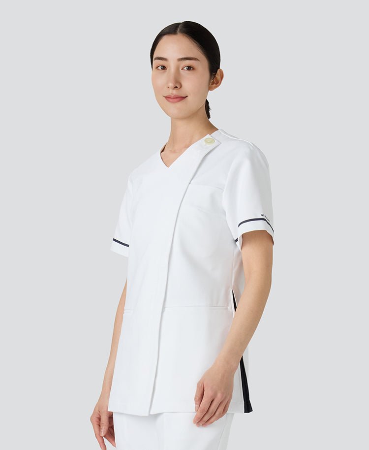 GELATO PIQUE&Classico:Pleated scrub tops