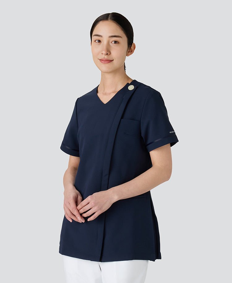GELATO PIQUE&Classico:Pleated scrub tops