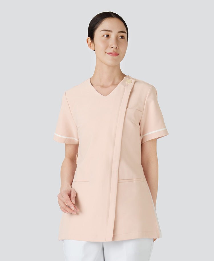 GELATO PIQUE&Classico:Pleated scrub tops