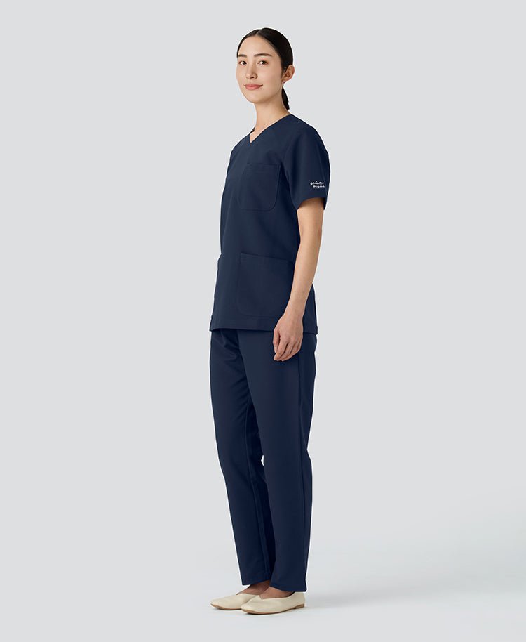 GELATO PIQUE&Classico:Tapered scrub pants