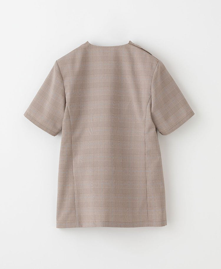 Womens:Glen check scrub tops - scrub tops - Classico Global - Official Online Store