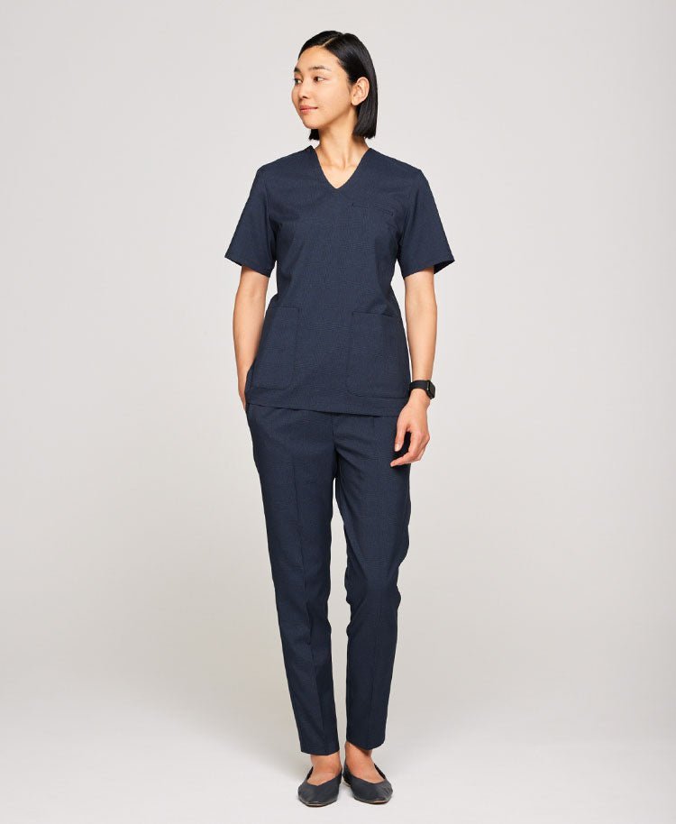 Womens:Glen check scrub pants - scrub pants - Classico Global - Official Online Store