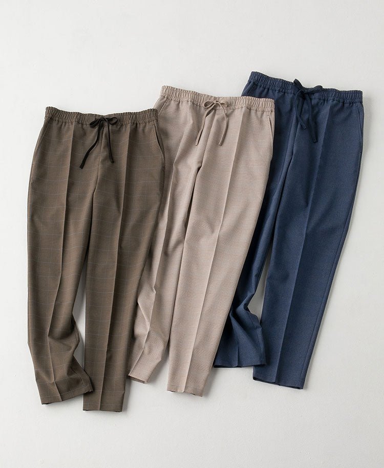 Mens:Glen check scrub pants - scrub pants - Classico Global - Official Online Store