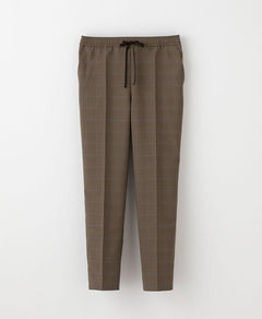 Mens:Glen check scrub pants - scrub pants - Classico Global - Official Online Store #color_Brown_end