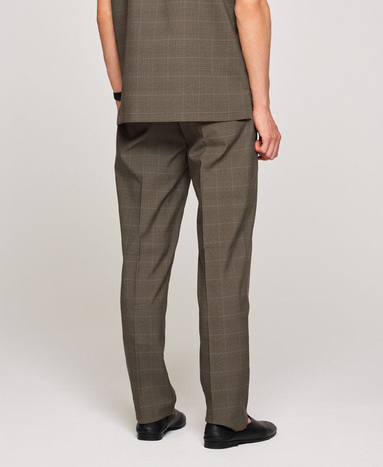 Mens:Glen check scrub pants - scrub pants - Classico Global - Official Online Store