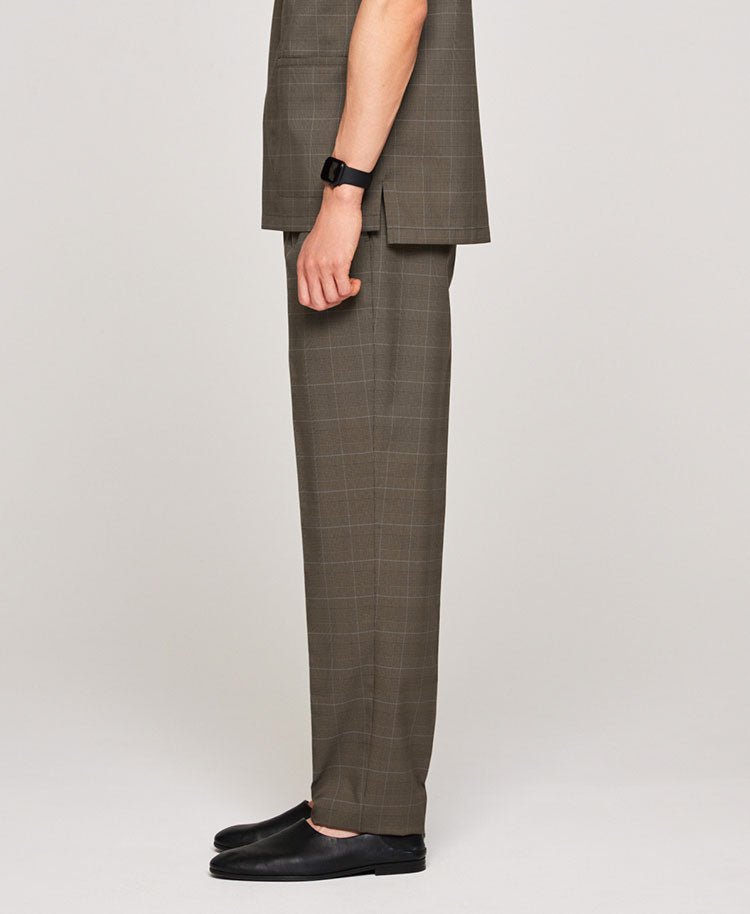 Mens:Glen check scrub pants - scrub pants - Classico Global - Official Online Store