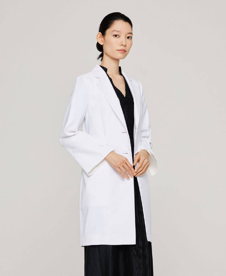 Lautashi×Classico Lightweight doctor coat