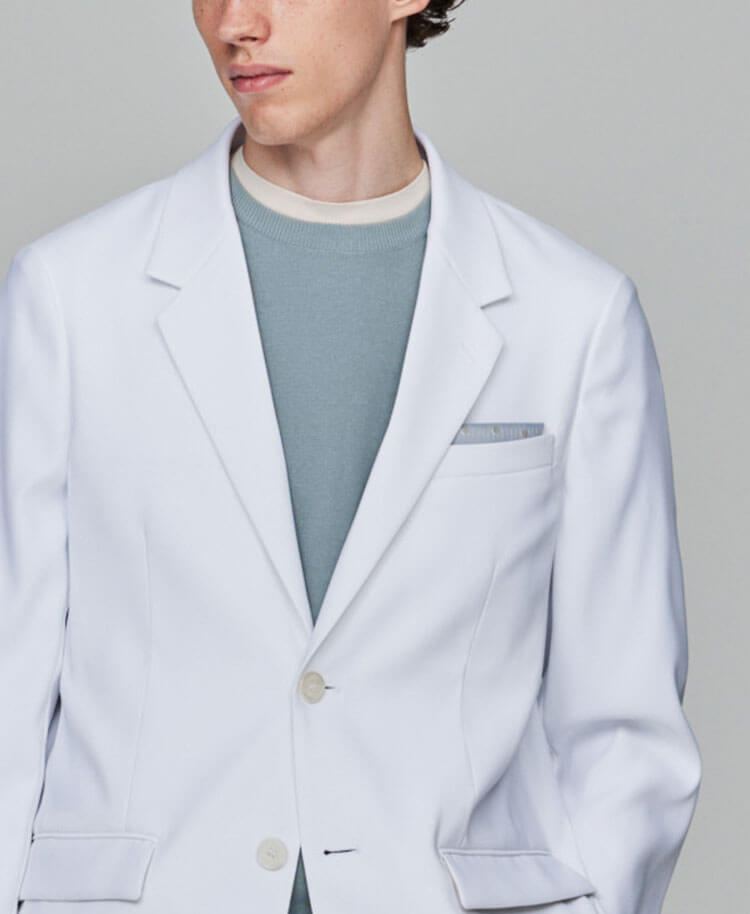 Mens Lab coat:Lightweight tailored jacket - jacket- Classico Global - Official Online Store