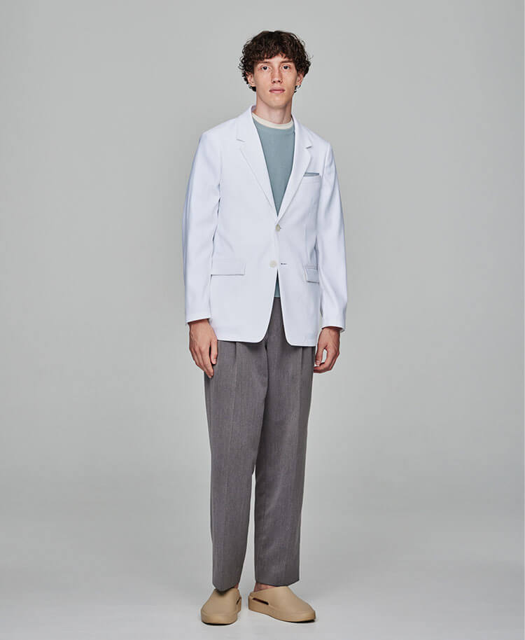 Mens Lab coat:Lightweight tailored jacket - jacket- Classico Global - Official Online Store