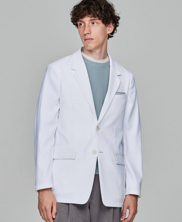 Mens Lab coat:Lightweight tailored jacket - jacket- Classico Global - Official Online Store