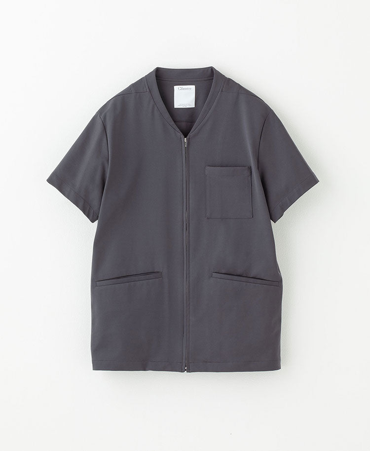 Mens:Front open scrub tops LUXE - scrub tops - Classico Global - Official Online Store