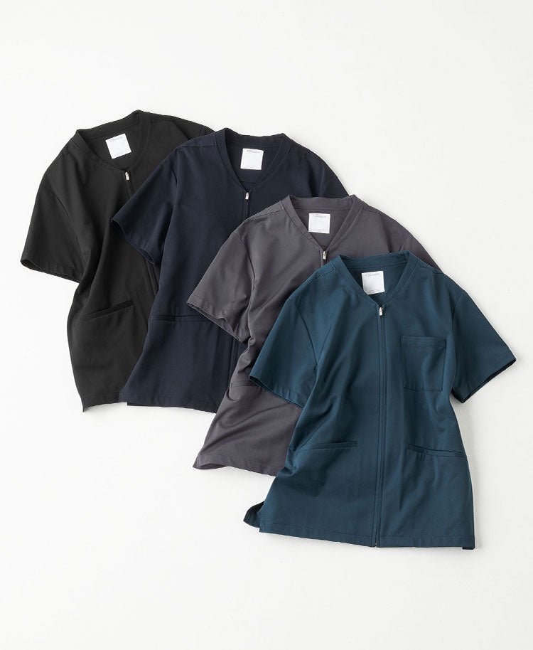 Mens:Front open scrub tops LUXE - scrub tops - Classico Global - Official Online Store